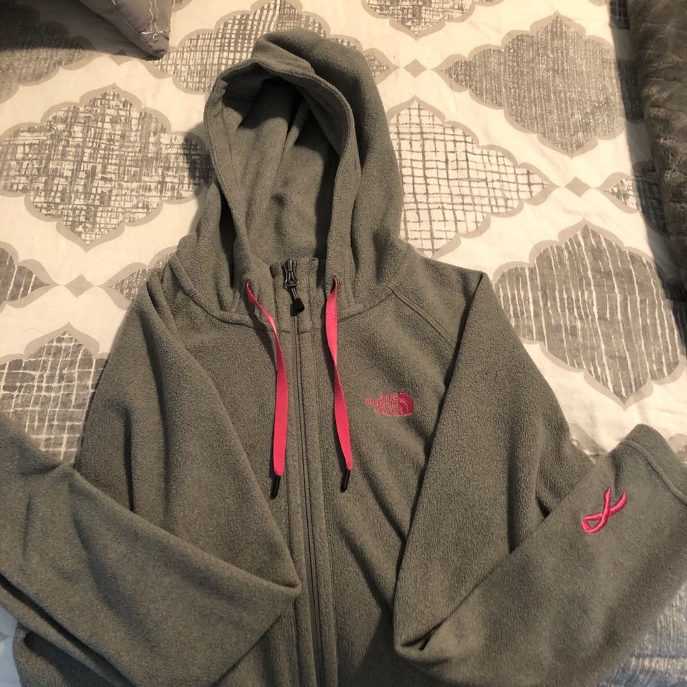 North Face Hooded Fleece (Breast Cancer Awareness)